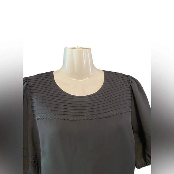 Madewell Pintuck Puff-Sleeve Mini Dress - Picture 4 of 10